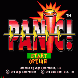 Panic! (U) Title Screen